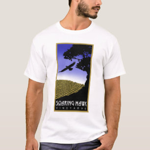 Mannen T-Shirt voor het opvangen van Hawk Vineyard