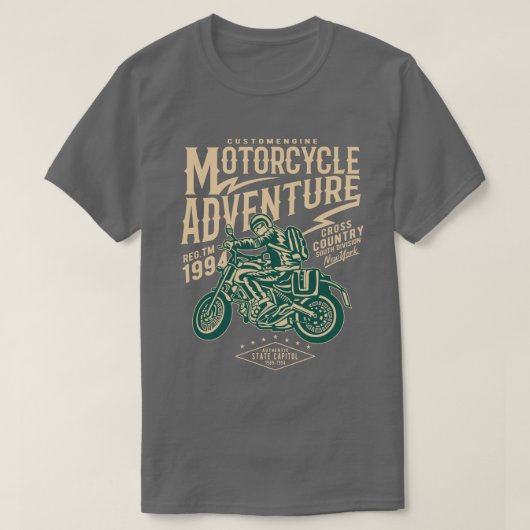 Mannen T-Shirt voor motorfietsen (Design voorkant)
