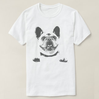 Mannen T-Shirt voor zwarte en witte bulldog