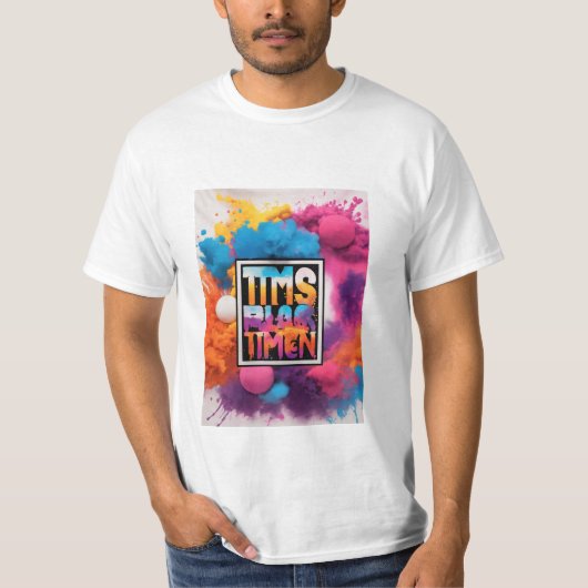 Mannen T-shirt wit (Voorkant)