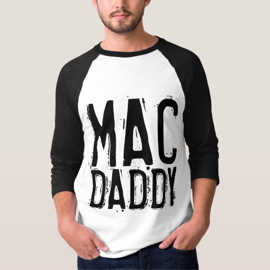  Mannen T-Shirts van MAC DADDY DAD (Voorkant)