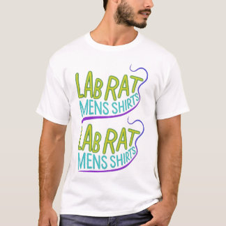 mannen t-shirts voor laboratoriumratten, Lab Rat:
