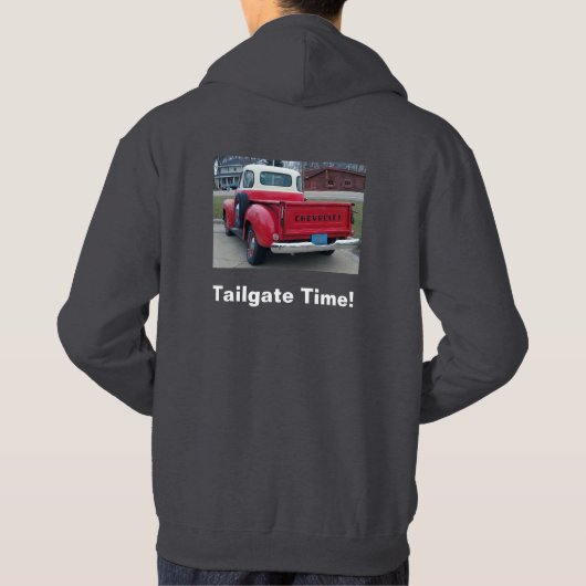 Mannen Tailgate Time Classic Chevy Truck Hoodie (Achterkant)