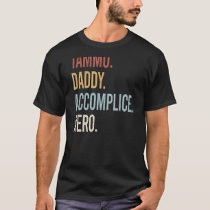 Mannen Tammo Daddy Handlanger Hero Retro Style Vin T-shirt