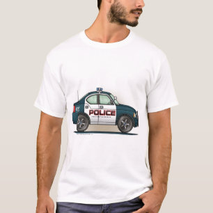 Mannen Tanktop van de politieonderschepper Car Car
