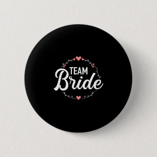 Mannen team bruid hen party jga uitvoering  ronde button 5,7 cm