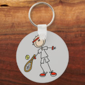 Mannen Tennis Sleutelhanger (Voorkant)