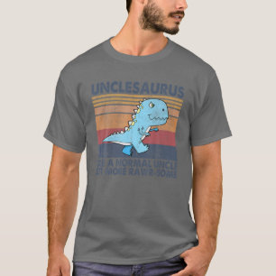 Mannen Tg Unclesaurus oom Unicorn Lover Co. T-shirt