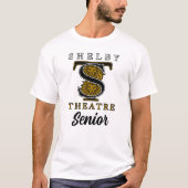 Mannen Theater Senior Shirt Wit (Voorkant)