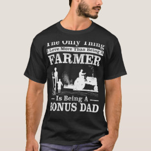 Mannen tractor Farmer Style Farmer Bonus Pap T-shirt