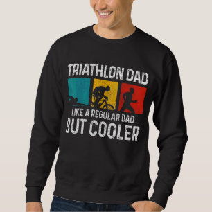 Mannen triatlon vader als een gewone vader maar ko trui