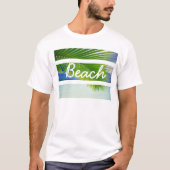 Mannen Tropical Beach Shirt (Voorkant)