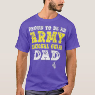 Mannen trots als legervader - t-shirt