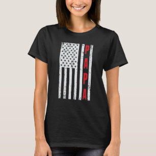 Mannen trots papa Amerikaanse vlag shirt papa cade