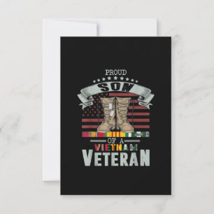 Mannen trots zoon van een Viëtvinnse vaderdag RSVP Kaartje