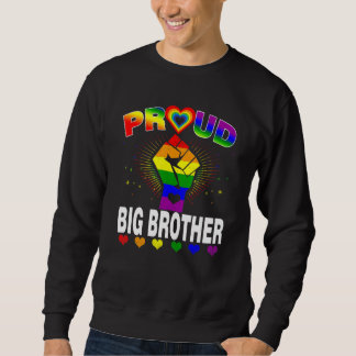 Mannen trotse Big Brother Rainbow LGBT Gay Pride M Trui