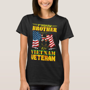 Mannen trotse broer van een Vietnamveteraan T-shirt