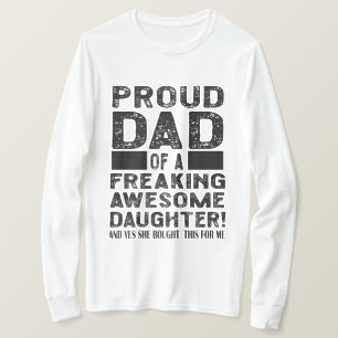 Mannen trotse vader van Geweldige dochter T-shirt