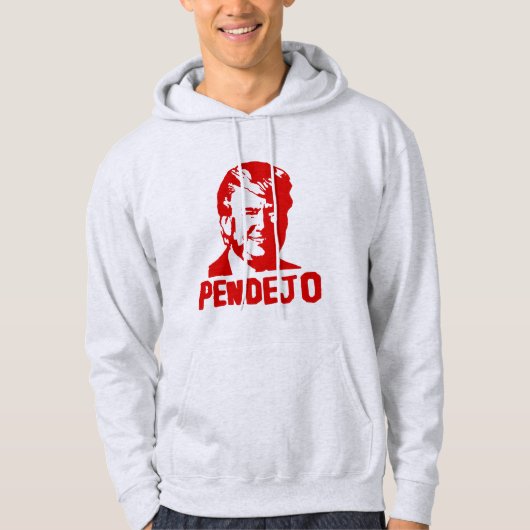 Mannen Trump Sucks "Pendejo" Hoodie (Voorkant)