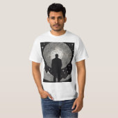 Mannen Tshirt schets ontwerp (Voorkant volledig)