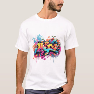 Mannen Tshirt straat graffiti