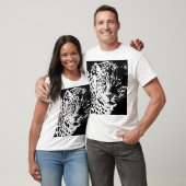 Mannen TShirts Sjabloon Pop Art Animal Leopard (Unisex)