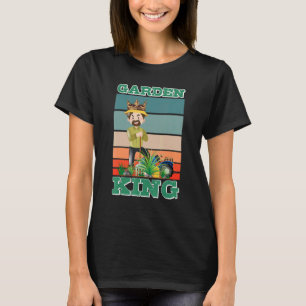 Mannen tuinkoning Organische boer Gardener T-shirt
