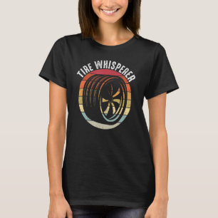 Mannen tuner voor wielbandenbandtuner t-shirt