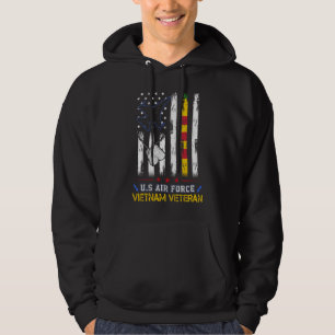 Mannen U.S. Air Force Vietnam Veteran, USAF Vetera Hoodie