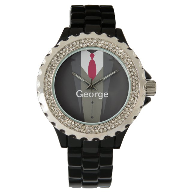 Mannen uit Monogram Watch Horloge (Voorkant)