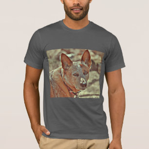 Mannen Ultra Cotton "Boomer" Red Heeler Tee Shirt. T-shirt