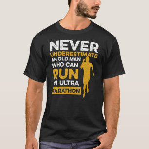 Mannen Ultramarathonontwerp voor een 50K-luidsprek T-shirt