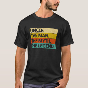 Mannen UNCLE THE MAN THE MYTH THE LEGEND Vader's D T-shirt