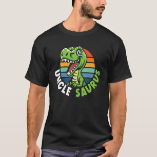 Mannen Unclesaurus oom Saurus Rex Dinosaur Matchin T-shirt