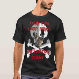 Mannen / Unisex "I Don't Do Lovey Dovey" Funny Cat T-shirt