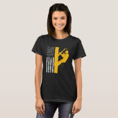 Mannen US Flag Tree Climber T-shirt (Voorkant volledig)