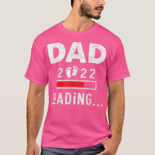 Mannen vader 2022 laadt de eerste keer nieuwe pap- t-shirt