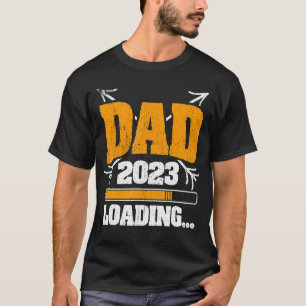 Mannen vader 2023 Lading Pregnancy Vader S Day T-shirt