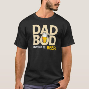 Mannen vader bod aangedreven door bier vader grapp t-shirt
