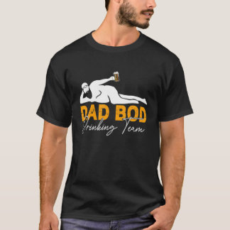 Mannen vader Bod Drink team - grappige vader Beer  T-shirt