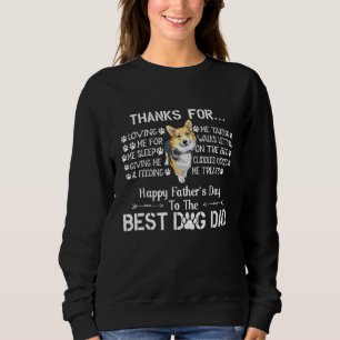 Mannen vader Dag Pap Mannen Pembroke Welsh Corgi P Trui