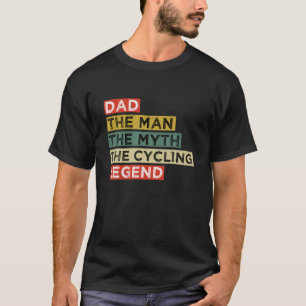 Mannen vader die pap rijdt het Man de mythe T-shirt