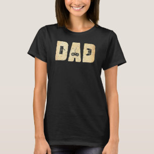 Mannen vader en videogames vaderu2019s dag t-shirt