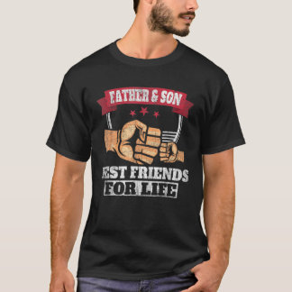 Mannen vader en zoon beste vrienden voor vader Fat T-shirt