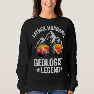 Mannen vader Geoloog Legend Geology Retro Trui