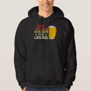Mannen vader het Man de mythe de Legende vaders Hoodie