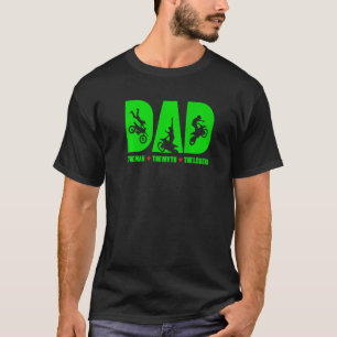 Mannen vader Het Man De mythe De Motocross Legende T-shirt