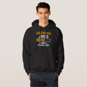Mannen vader Joke Loading Fun Humor Vaderdag Hoodie (Voorkant volledig)