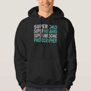 Mannen vader man fotograaf fotografie hoodie
