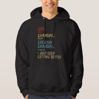 Mannen vader opa overgrootvader beste Vaderdag Hoodie